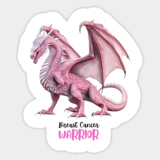 Breast Cancer Warrior Sticker